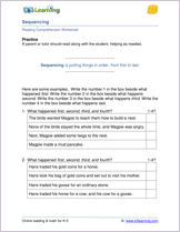 Sequencing Events Worksheet